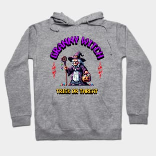 granny witch trick or threat Hoodie